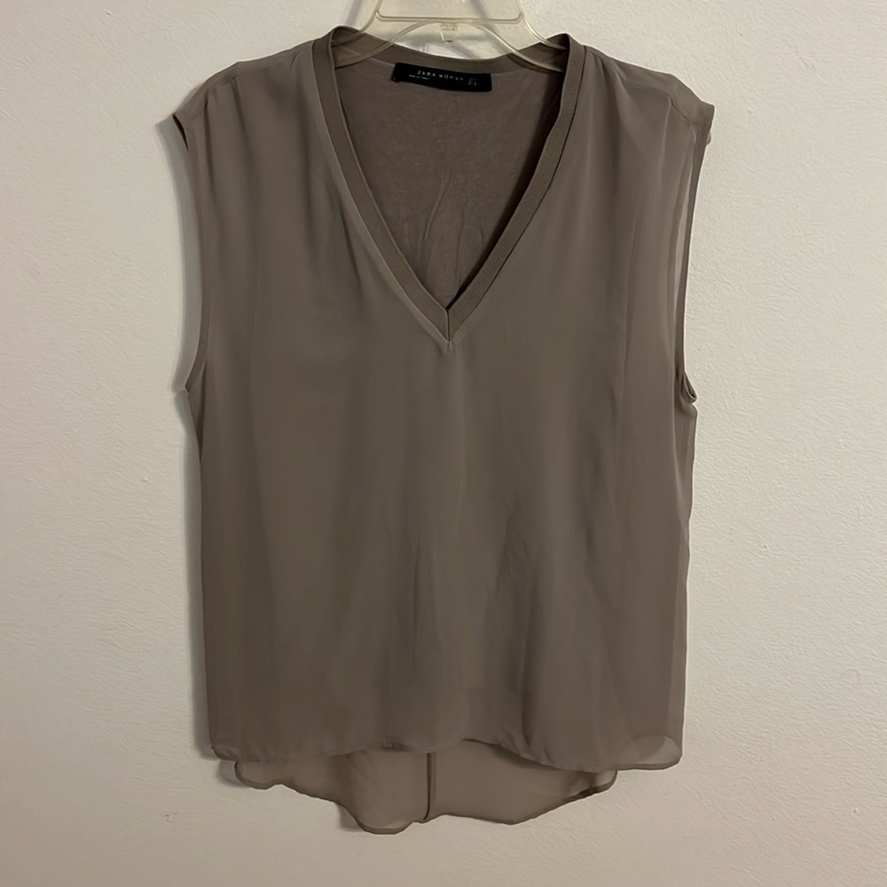 Zara Taupe Cami